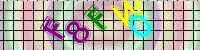 Blue Captcha Image