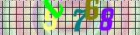 Blue Captcha Image